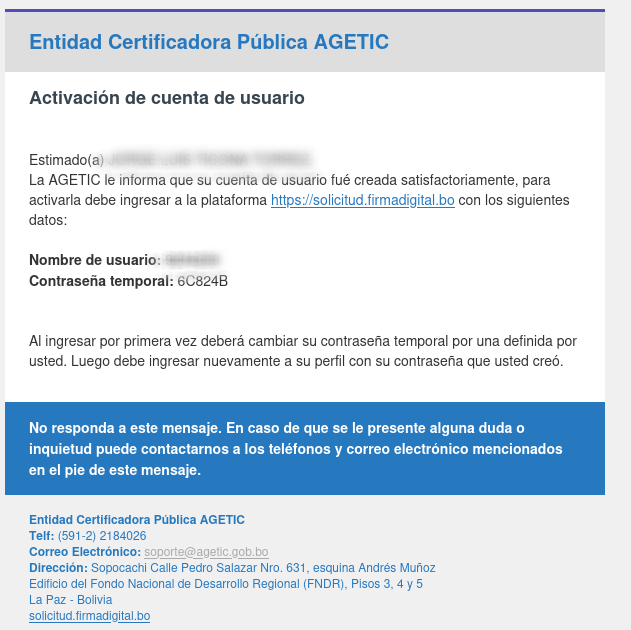 Correo Electrónico recibido