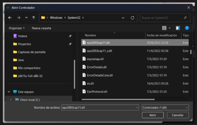 Inicialización del validador de servicios de fondo