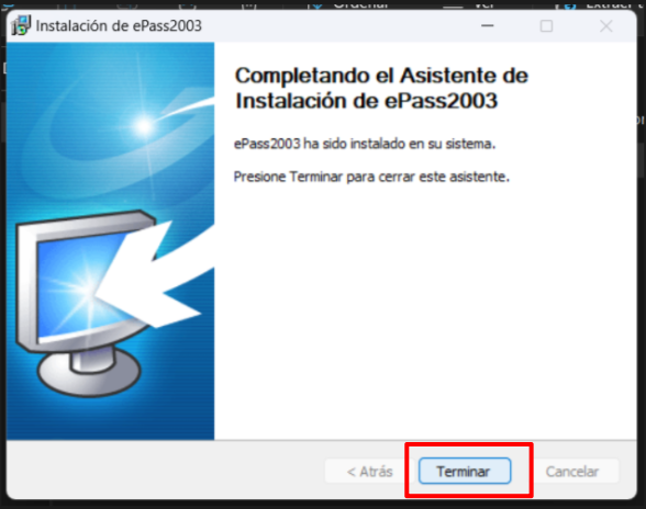 Inicialización del validador de servicios de fondo