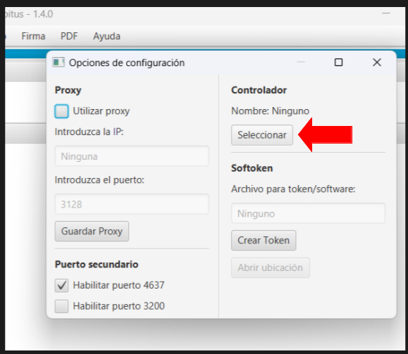 Inicialización del validador de servicios de fondo