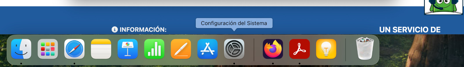 Acceso a Configuraciones del Sistema en Mac