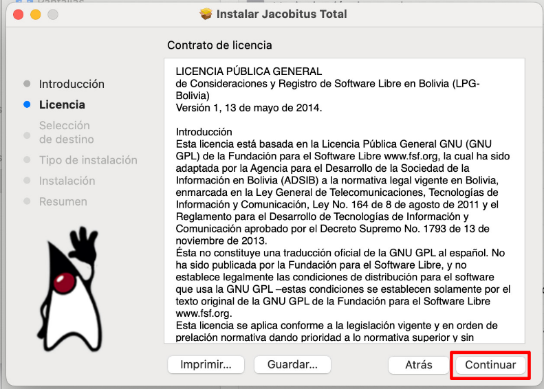 Información del instalador