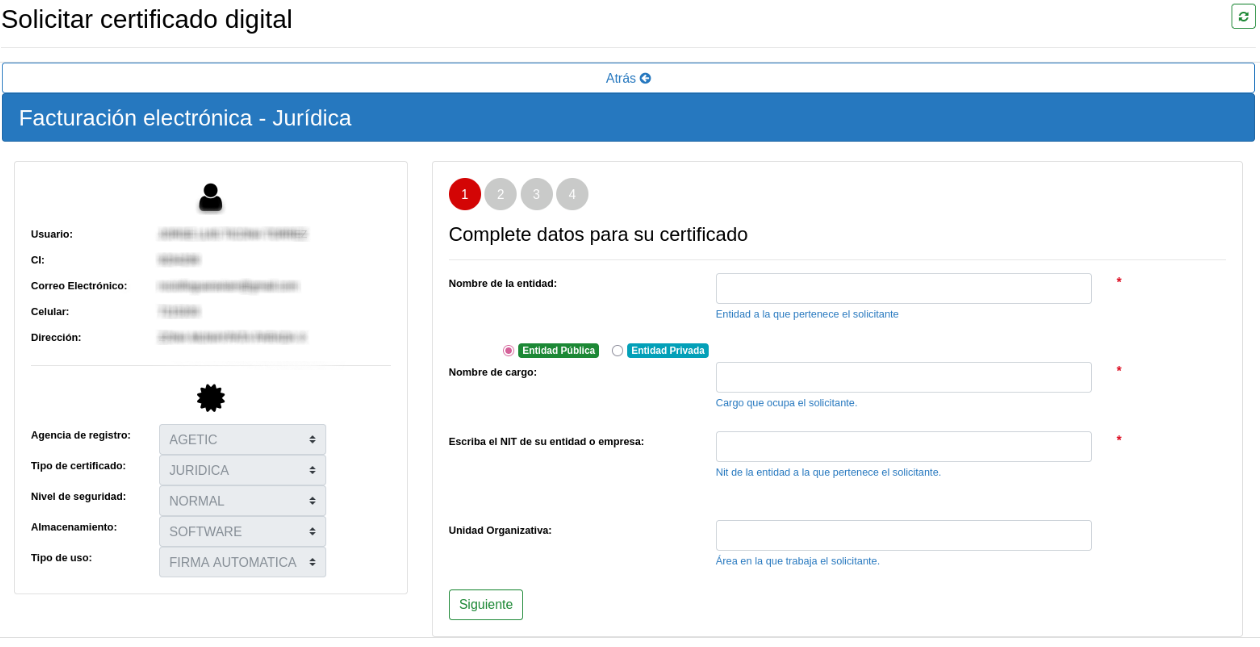 Formulario general de requisitos
