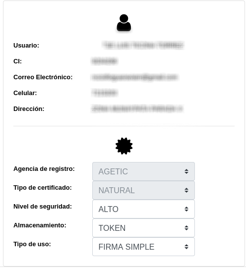 Bloque de validación de modalidad y datos